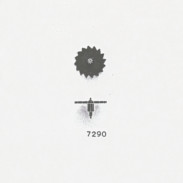 Jaeger LeCoultre® calibre # 211 alarm wheel