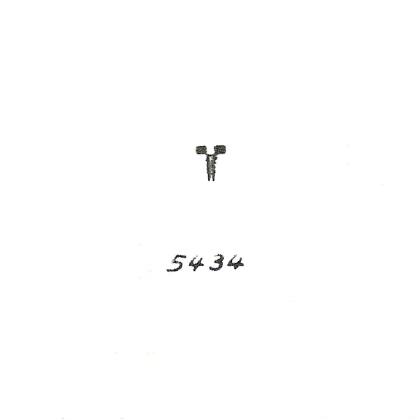 Jaeger LeCoultre® calibre # 240 screw for clicking spring - length 2.33 mm - head dia. 2.50 mm - thread dia.1.00 mm