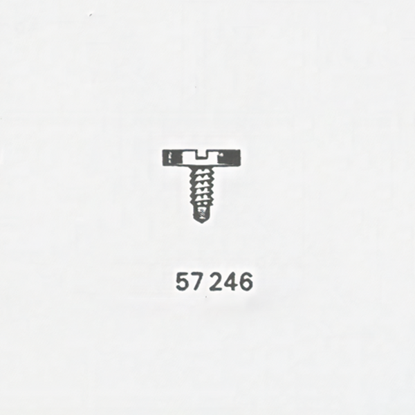 Jaeger LeCoultre® calibre # 240/1 alarm control star jumper screw - length 2.31 mm - head dia. 2.50 mm - thread dia. 0.78 mm