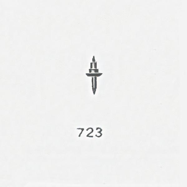 Jaeger LeCoultre® calibre # 403 balance staff - measurement 223-64-41-31