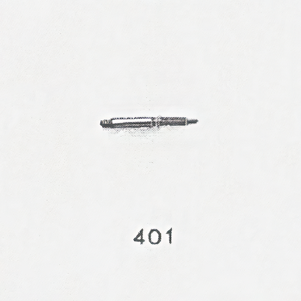 Jaeger LeCoultre® calibre # 417 winding stem tap .90  - measurement 58-110 - smooth shoulder L 135 - thread L 535