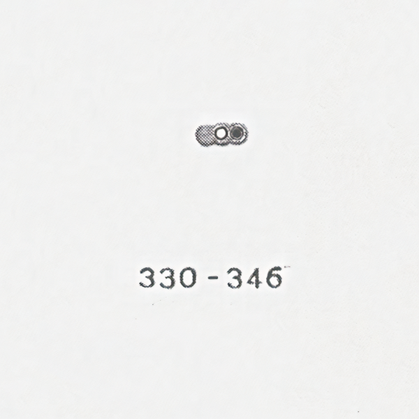 Jaeger LeCoultre® calibre # 486 lower cap jewel with end-piece, for balance