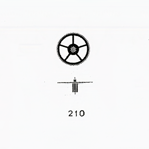 Jaeger LeCoultre® calibre # 487 third wheel and pinion