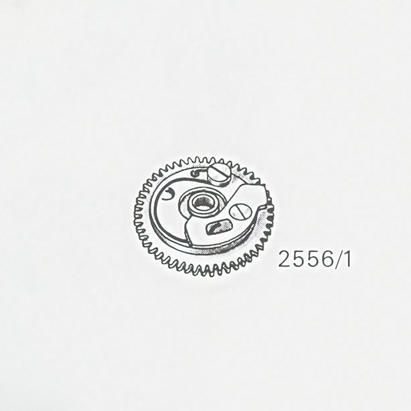 Jaeger LeCoultre® calibre # 916 date indicator driving wheel - mounted