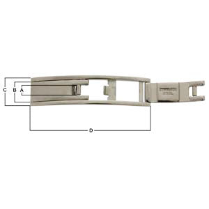 Stainless Steel Butterfly Buckle Assortment - Female No Button (536422481954)