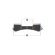 20 mm Curved End Piece with Rounded Tips (532860829730)