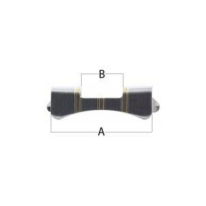 20 mm Curved End Piece with Rounded Tips (532860829730)