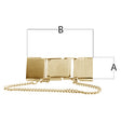 Yellow Plated Stainless Steel Seiko Style Watch Buckles (534244917282)