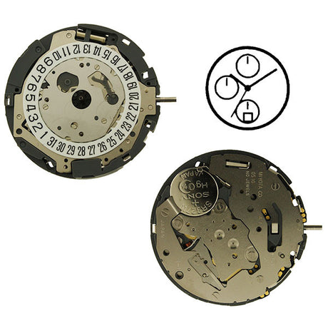 Miyota Watch Movement 0S10 Date 6 (9345949700)
