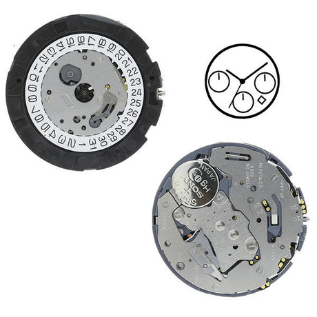 0S2B Miyota Watch Movement (3841067810850)
