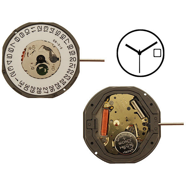 1M12 Date 3 Miyota Watch Movement (9345958468)