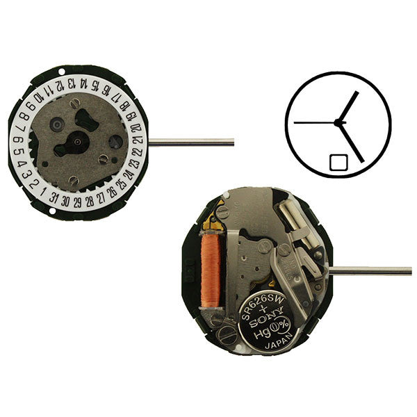 2015 Date 6 Miyota Watch Movement (9345961988)