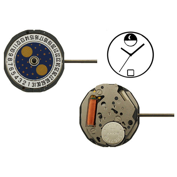 6L85 Miyota Watch Movement (9345987780)