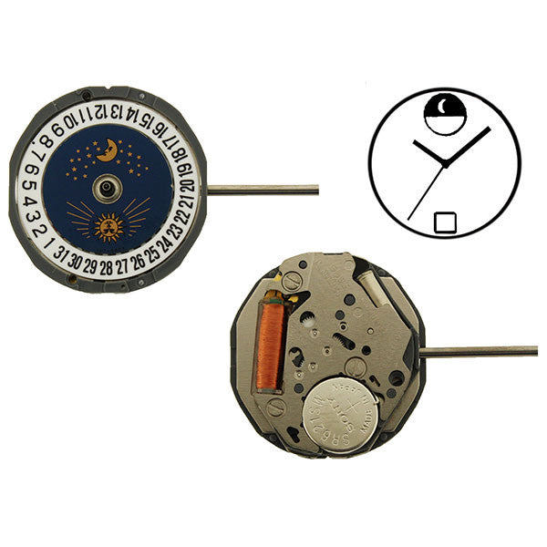 6L95 Miyota Watch Movement (9345988228)