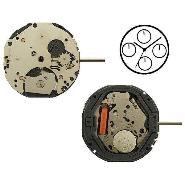 6P09 Miyota Watch Movement (9345990404)