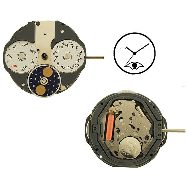 6P80 Miyota Watch Movement (9345992516)