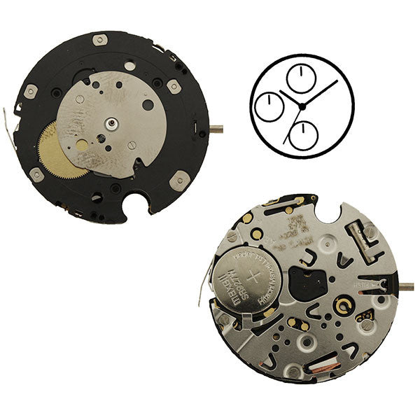 6W60 Miyota Watch Movement (9345994244)