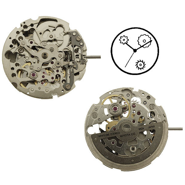 8N24C Miyota Watch Movement (9346005764)