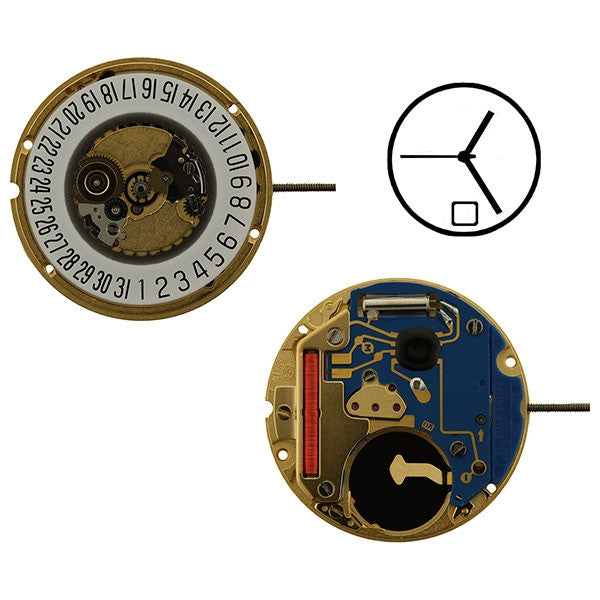 ETA 955-412-H1 Sweep Date 6 Watch Movement (9346015172)