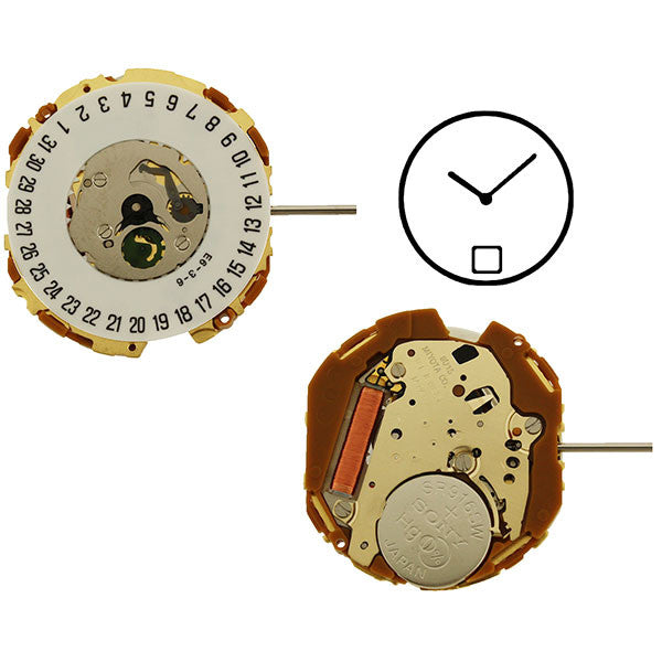 9U15 Date 6 Miyota Watch Movement (9346027076)