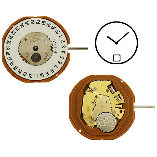 GM15 Date 6 Miyota Watch Movement (9346070724)