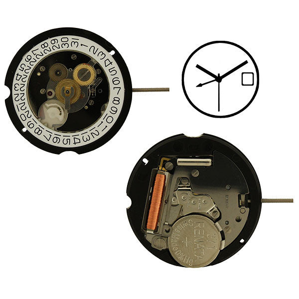 RL 505-24Hr. GMT Watch Movement (9346118852)