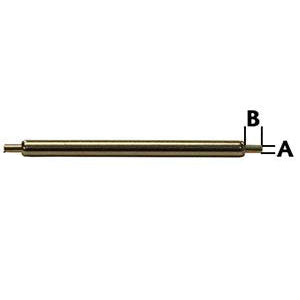 Nickel Silver 1.80 mm Regular Spring Bars - pkg of 12 (198028591119)