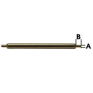 Nickel Silver 1.30 mm Regular Spring Bars - pkg of 12 (197545820175)
