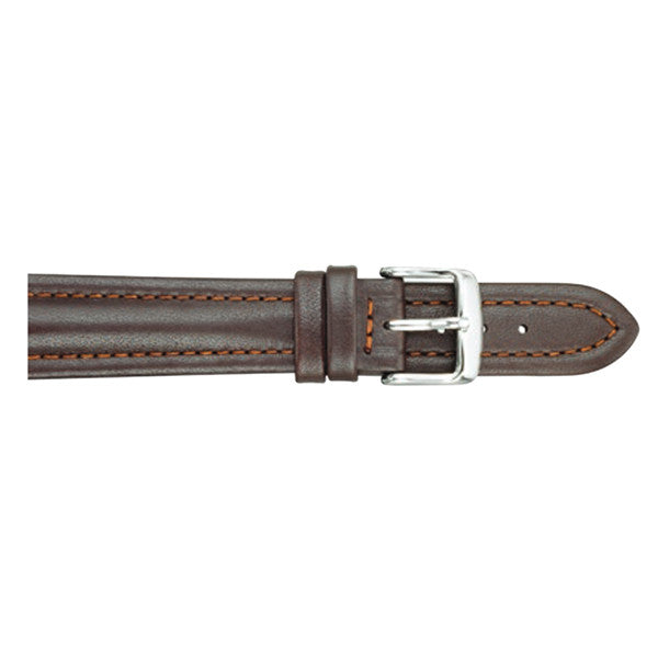 brown waterproof leather watch strap (9318853124)