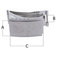 3 Fold Center Catch Foldover Watch Buckle (Divers Foldover Regular) (534362488866)