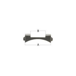 18 mm Curved End Piece with Pointed Tips (523054841890)