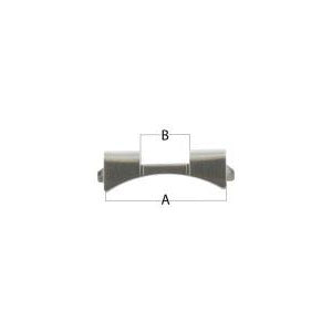 18 mm Curved End Piece with Pointed Tips (523054841890)