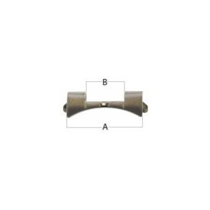 18 mm Curved End Piece with Pointed Tips (523054841890)