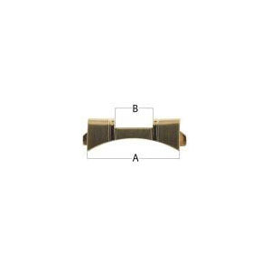 20 mm Curved End Piece with Pointed Tips (523057102882)