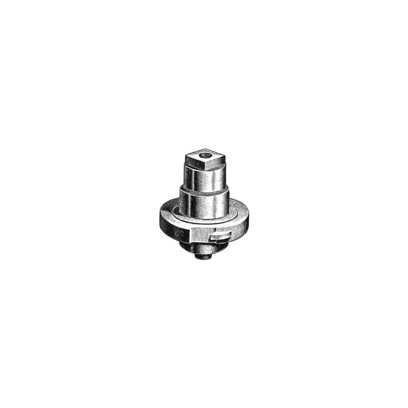 Genuine Omega® barrel arbor, dia. of thread 0.90 mm, total height 4.40 mm, part number 005, fits Omega® 13