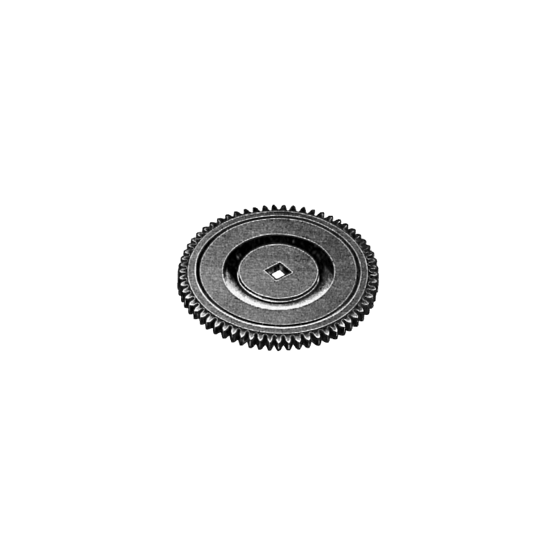 Genuine Omega® ratchet wheel, that takes a key bolt, 62 teeth, dia. 16.80 mm, part number 018, fits Omega® 17