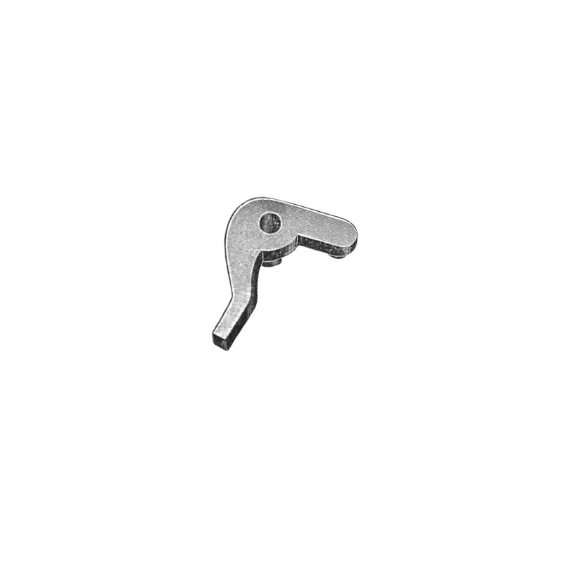 Genuine Omega® setting lever without "canon" (hunting case), part number 035.1, fits Omega® 13