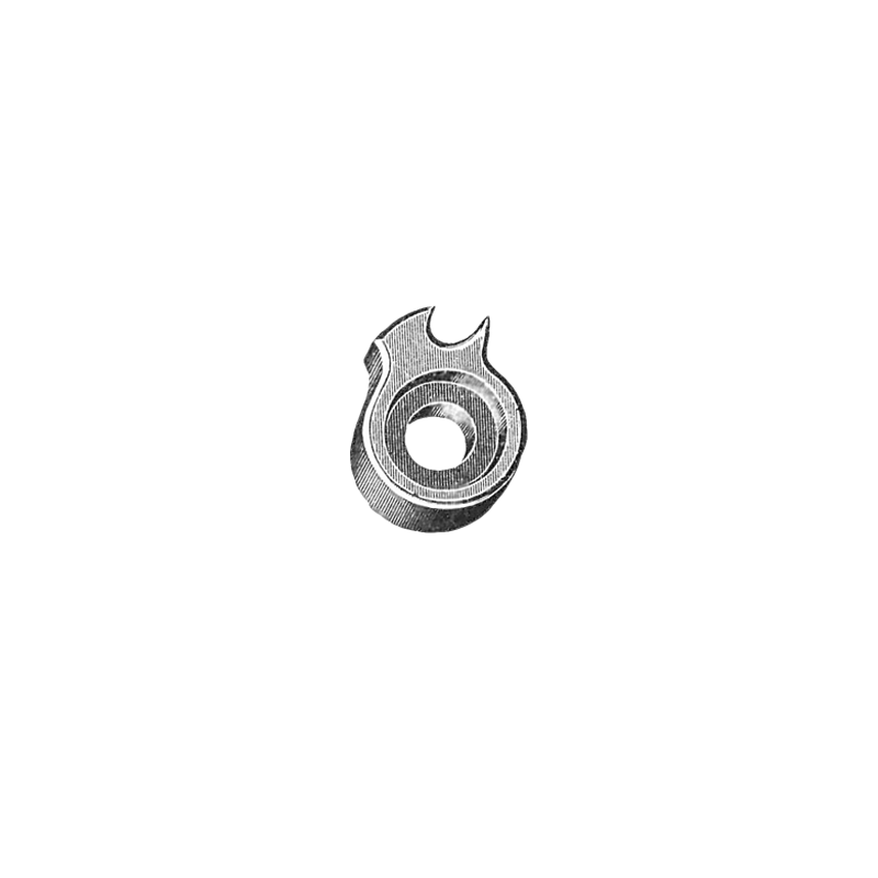 Genuine Omega® click, dia. of head 2.30 mm, part 044, fits Omega® 12, Omega® 13, Omega® 13 NN