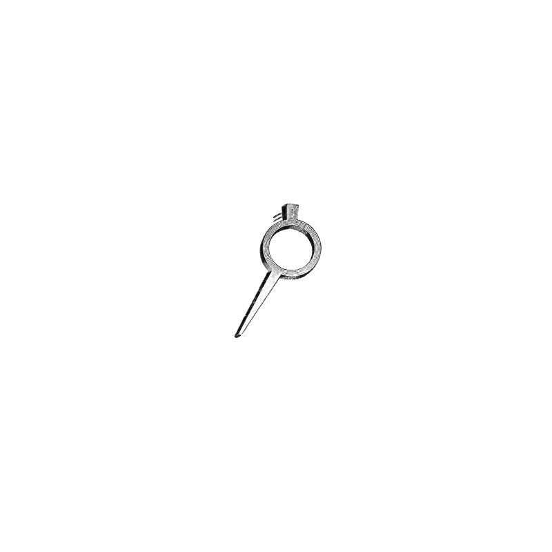 Genuine Omega® regulator (breguet), length of index 5.25 mm, part number 075, fits Omega® 13, Omega® 13 NN, Omega® 15, Omega® 15NN