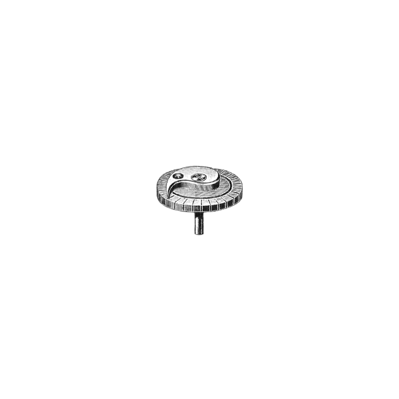 Genuine Omega® regulator disk for hairspring (breguet), part number 081, fits Omega® 15, Omega® 17, Omega® 17 NN