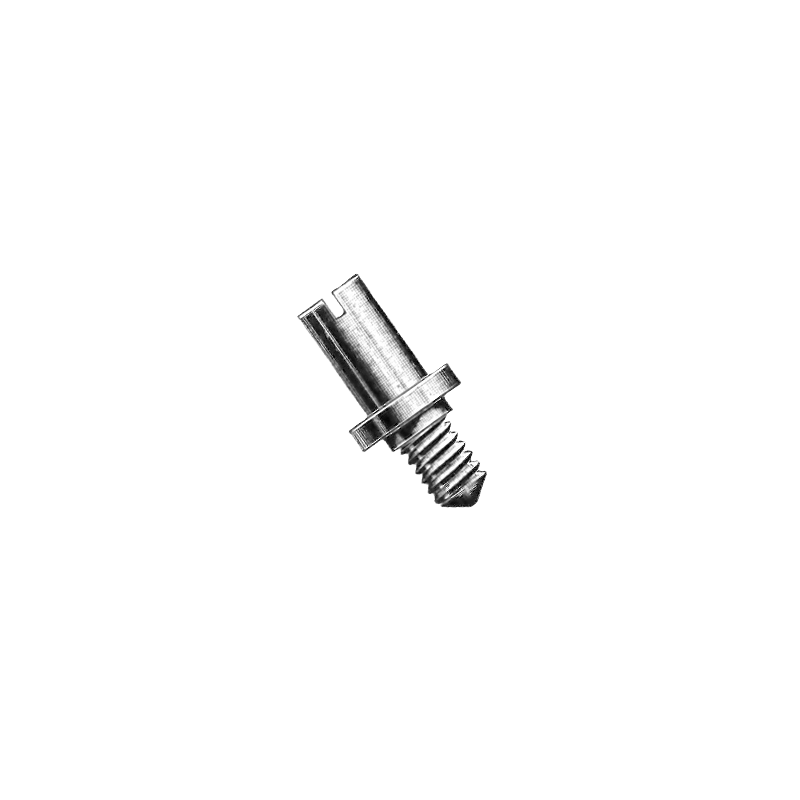 Genuine Omega® screw for setting lever 034, thread dia 0.80 mm, length 1.65 mm, part 143, Omega® base cal. 10 (see all calibres in description)