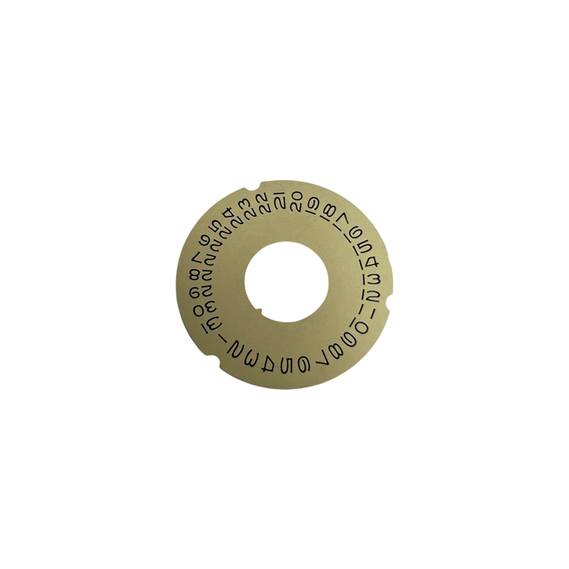 Generic (not genuine) date dial black on gold (champagne) to fit Rolex® calibre # 1556 (see all calibres in description)