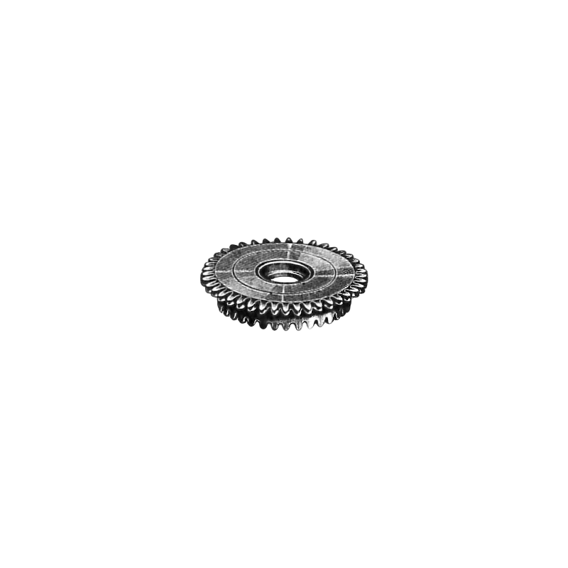 Genuine Omega® double toothed crown wheel, part number 2027, fits Omega® 23.7 T 1, Omega® 23.7 T 2, Omega® 23.7 T 3