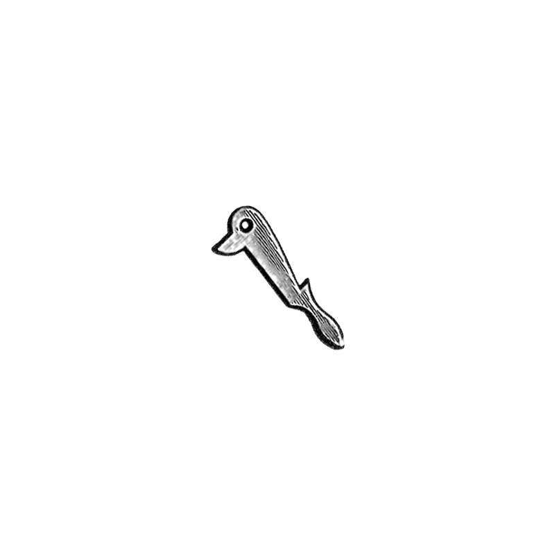 Genuine Omega® clutch lever, part number 2037, fits Omega® 12.3 F