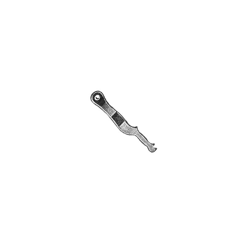 Genuine Omega® clutch lever (open face), part number 3037, fits Omega® 35.5 mm, Omega® 39.1 mm, Omega® 39.5 mm