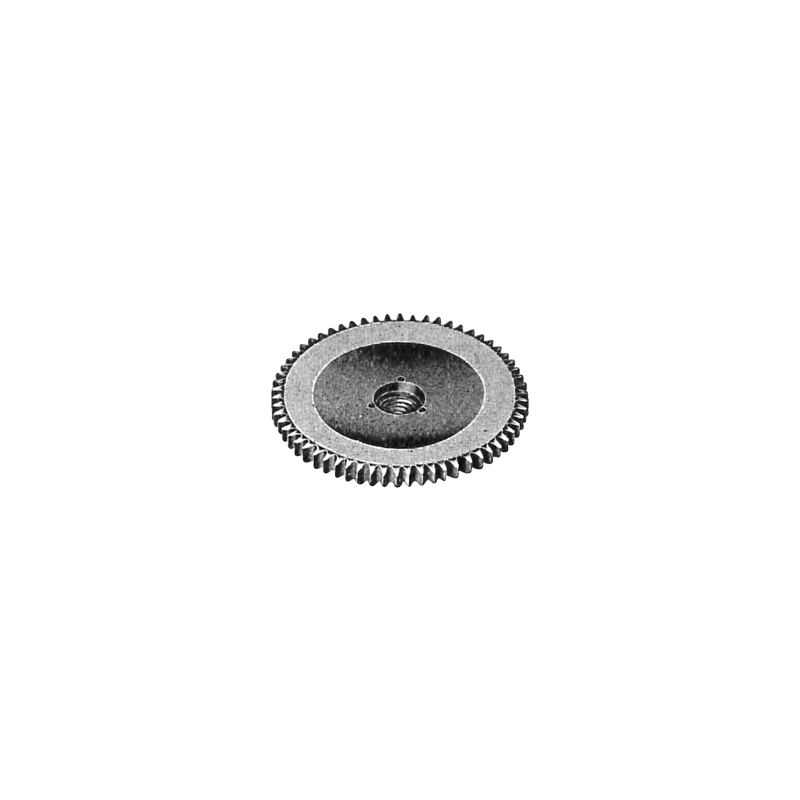 Genuine Omega® ratchet wheel with threaded center for pivoted barrel arbor "Louis Brandt", part number 307, fits Omega® 19 NN