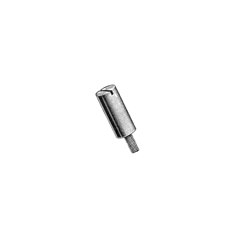 Genuine Omega® setting lever screw without collet (open face), part number 027, fits Omega® 23.7