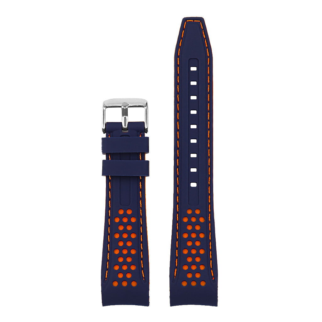 5.12 Rubber Sport Strap in Blue and Orange