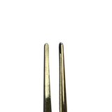 Soldering Utility Tweezer 6" Curved With Round Serrated Points