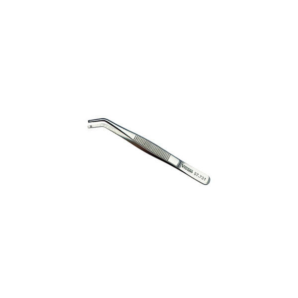 Screw Holding Tweezer with Curved Tips